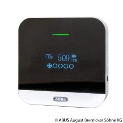 ABUS Airsecure CO2-advarselssensor -Viftebelysning Discountbutik abus airsecure co2 advarselssensor 4