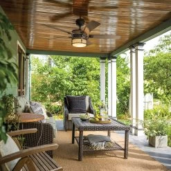 Ahrendale LED-loftventilator, IP44 -Viftebelysning Discountbutik ahrendale led loftventilator ip44 2