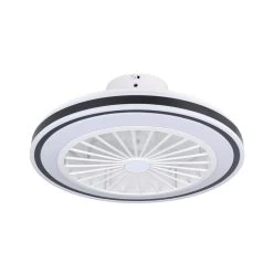 EGLO Almeria Loftventilator, LED CCT, Hvid/sort -Viftebelysning Discountbutik almeria loftventilator led cct hvid sort 2