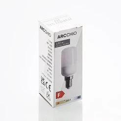 Arcchio LED-rørlampe E14 3 W 3.000 K, 4 Stk -Viftebelysning Discountbutik arcchio led rorlampe e14 3 w 3 000 k 4 stk 8
