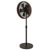 Breeze Gulvventilator, 122 Cm, Rund Fod, Bronze -Viftebelysning Discountbutik breeze gulvventilator 122 cm rund fod bronze
