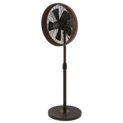Breeze Gulvventilator, 122 Cm, Rund Fod, Bronze