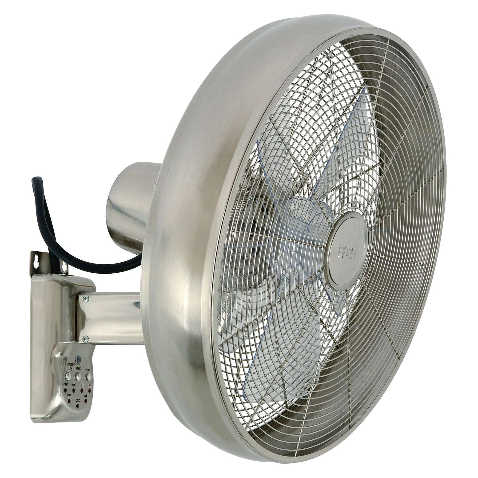 Breeze Vægventilator, Ø 41 Cm, Krom, Klar 3 Breeze Vægventilator, Ø 41 Cm, Krom, Klar