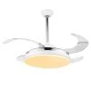 Globo Cabrera LED-loftventilator, CCT, Hvid -Viftebelysning Discountbutik cabrera led loftventilator cct hvid