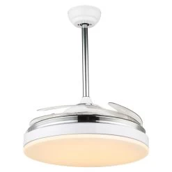 Globo Cabrera LED-loftventilator, CCT, Hvid -Viftebelysning Discountbutik cabrera led loftventilator cct hvid 5