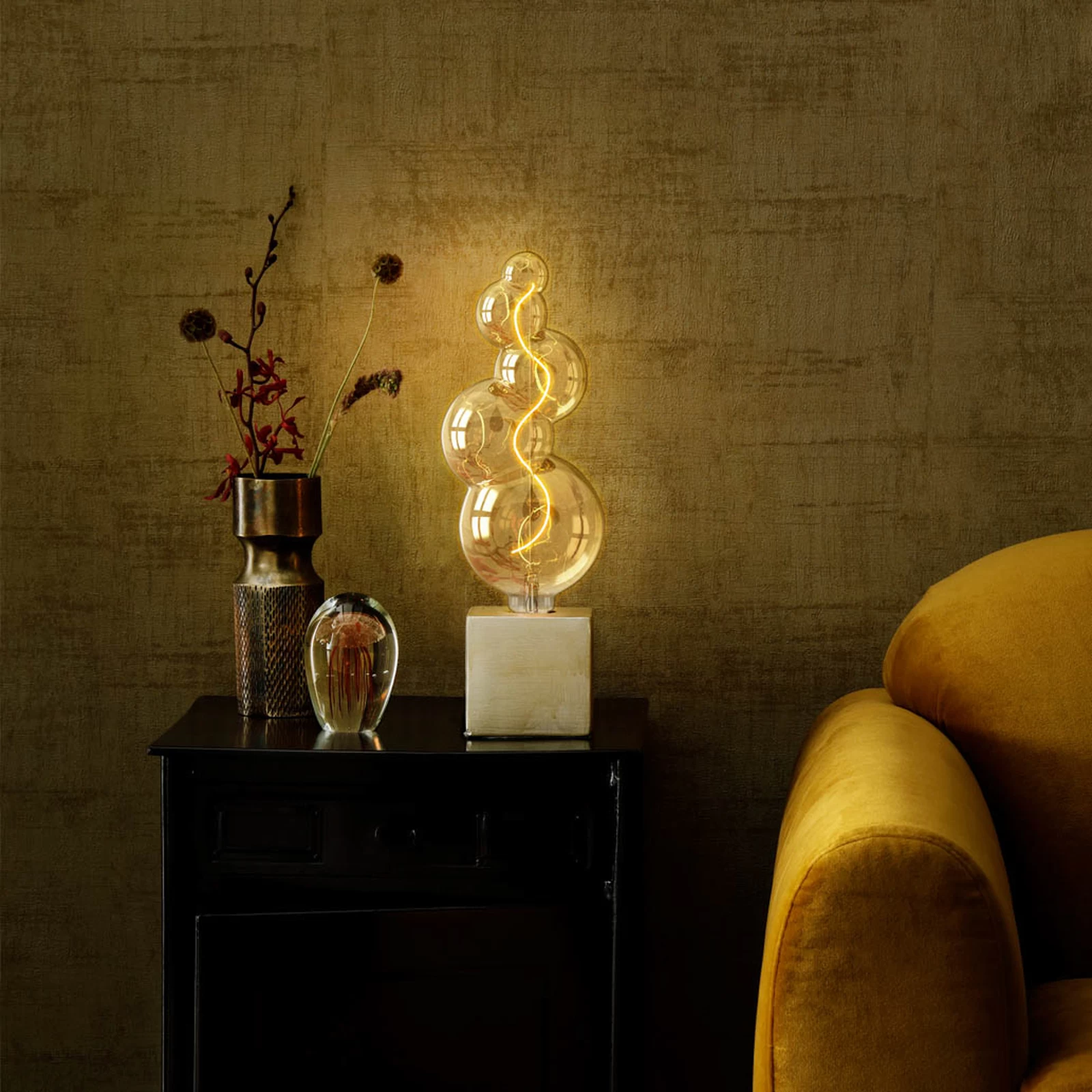 Calex Alicante LED-pære E27 4 W 1.800 K Guld 6 Calex Alicante LED-pære E27 4 W 1.800 K Guld - Billede 4