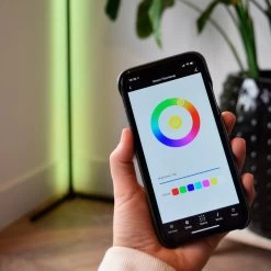 Calex Smart LED-gulvlampe Med Fjernbetjening, RGBW -Viftebelysning Discountbutik calex smart led gulvlampe med fjernbetjening rgbw 10