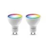 Calex Smart LED-reflektor GU10 4,9 W RGB CCT 2x -Viftebelysning Discountbutik calex smart led reflektor gu10 4 9 w rgb cct 2x