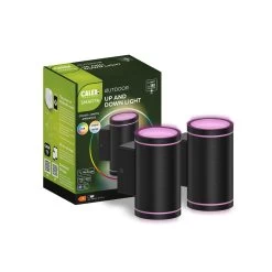Calex Smart Outdoor Up-/downlight, CCT RGB 2 Stk -Viftebelysning Discountbutik calex smart outdoor up downlight cct rgb 2 stk 6