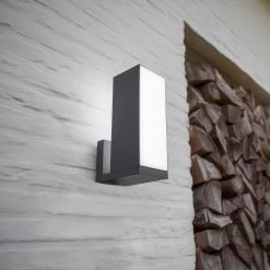 Cuba Udendørs LED-væglampe, CCT, Smart Styring -Viftebelysning Discountbutik cuba udendors led vaeglampe cct smart styring 5