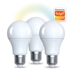 Denver SHL-340 E27 9 W LED-pære Mat CCT WLAN 3 St