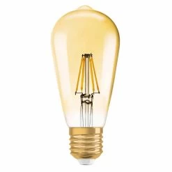 OSRAM E27 6,5 W 824 LED Rustikpære Vintage Edition 1906 -Viftebelysning Discountbutik e27 6 5 w 824 led rustikpaere vintage edition 1906 2