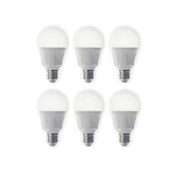 E27 8,5 W 830 LED-pære, Varmhvid, 6 Stk