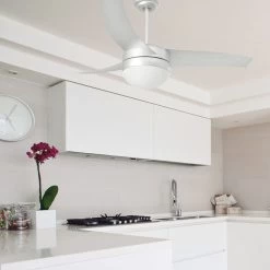 Easy Loftventilator Med Belysning, Grå -Viftebelysning Discountbutik easy loftventilator med belysning gra 2