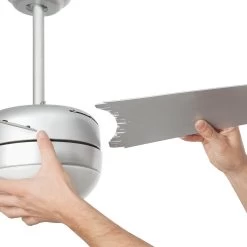 Easy Loftventilator Med Belysning, Grå -Viftebelysning Discountbutik easy loftventilator med belysning gra 3