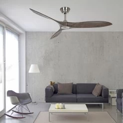 Viftebelysning Discountbutik -Viftebelysning Discountbutik eco airscrew loftventilator 152 cm krom 1