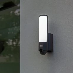Elara Udendørs LED-væglampe, Sort, Kamera -Viftebelysning Discountbutik elara udendors led vaeglampe sort kamera 3