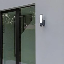 Elara Udendørs LED-væglampe, Sort, Kamera -Viftebelysning Discountbutik elara udendors led vaeglampe sort kamera 6