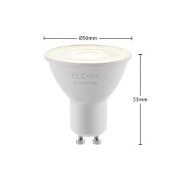 ELC LED-reflektor GU10 5 W, Sæt, 4.000 K 36° -Viftebelysning Discountbutik elc led reflektor gu10 5 w saet 4 000 k 36 6