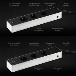 Eve Energy Smart Home Tredobbelt Stikdåse EU -Viftebelysning Discountbutik eve energy smart home tredobbelt stikdase eu 7