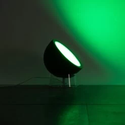 Globe LED-bordlampe Med RGBW-funktion, Sort -Viftebelysning Discountbutik globe led bordlampe med rgbw funktion sort 8