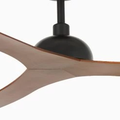 Gotland Loftventilator, DC, Sort/mørkt Træ -Viftebelysning Discountbutik gotland loftventilator dc sort morkt trae 1