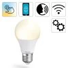 Hama WLAN LED-pære E27 A60 9 W RGBW Dæmpes Opal -Viftebelysning Discountbutik hama wlan led paere e27 a60 9 w rgbw daempes opal