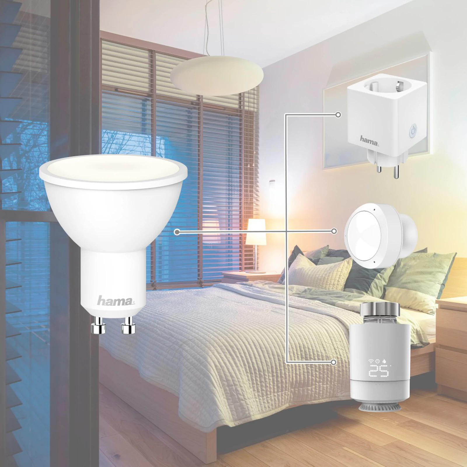 Hama WLAN LED-reflektor GU10 5.5W 120° CCT Dæmpes 5 Hama WLAN LED-reflektor GU10 5.5W 120° CCT Dæmpes - Billede 3