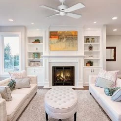 Hunter Bayport Loftventilator Hvid/lys Eg -Viftebelysning Discountbutik hunter bayport loftventilator hvid lys eg 4