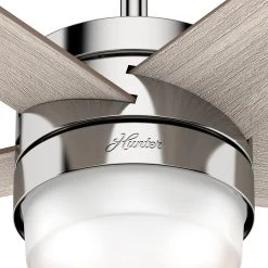 Hunter Claudette Ventilator Med Lys, Eg/nikkel 19 Hunter Claudette Ventilator Med Lys, Eg/nikkel -Viftebelysning Discountbutik hunter claudette ventilator med lys eg nikkel 8