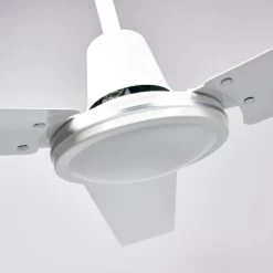 Hvid Loftventilator Dawinja Med Tre Vinger -Viftebelysning Discountbutik hvid loftventilator dawinja med tre vinger 4