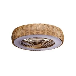 Kilimanjaro LED-loftventilator, CCT, Rattan -Viftebelysning Discountbutik kilimanjaro led loftventilator cct rattan 1