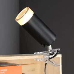 Klipa LED-spot Med RGBW-farveskift, Sort