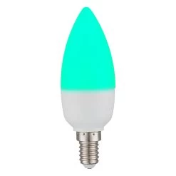 Globo LED-kertepære E14, 4,5 W Tuya-Smart RGBW CCT -Viftebelysning Discountbutik led kertepaere e14 4 5 w tuya smart rgbw cct 4