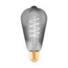 EGLO LED-lampe E27 4 W Rustika, Sort, Gennemsigtig -Viftebelysning Discountbutik led lampe e27 4 w rustika sort gennemsigtig