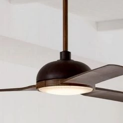 LED-loftventilator Unione, Bronze/koa -Viftebelysning Discountbutik led loftventilator unione bronze koa 4