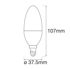 LEDVANCE SMART+ Bluetooth E14 Kerte 4,9 W 2.700 K 13 LEDVANCE SMART+ Bluetooth E14 Kerte 4,9 W 2.700 K -Viftebelysning Discountbutik ledvance smart bluetooth e14 kerte 4 9 w 2 700 k 5