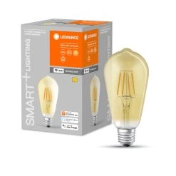 LEDVANCE SMART+ WiFi E27 6W Edison Guld 2.400 K -Viftebelysning Discountbutik ledvance smart wifi e27 6w edison guld 2 400 k 2