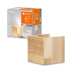 LEDVANCE SMART+ WiFi Orbis Wall Wood, 11 X 11 Cm -Viftebelysning Discountbutik ledvance smart wifi orbis wall wood 11 x 11 cm 2