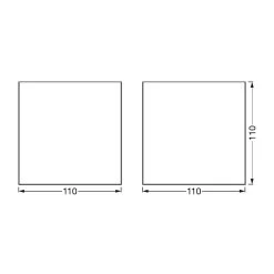 LEDVANCE SMART+ WiFi Orbis Wall Wood, 11 X 11 Cm -Viftebelysning Discountbutik ledvance smart wifi orbis wall wood 11 x 11 cm 4