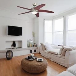 Viftebelysning Discountbutik -Viftebelysning Discountbutik loftventilator bendan morkt tin 1