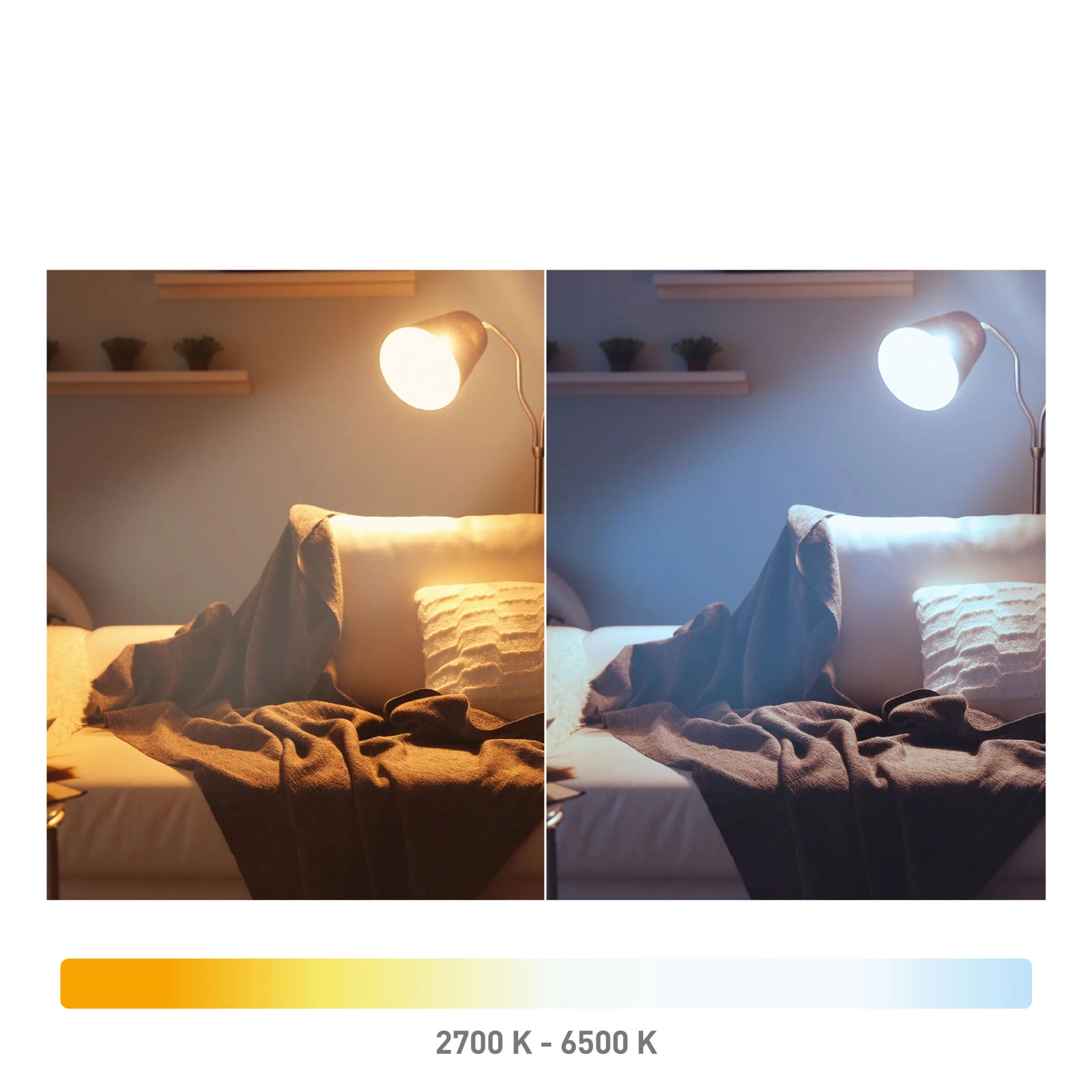 Müller Licht Tint White LED-kertepære E14 5,8W 5 Müller Licht Tint White LED-kertepære E14 5,8W - Billede 3