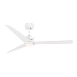 Viftebelysning Discountbutik 14 Nu Loftventilator Med LED-belysning, Hvid