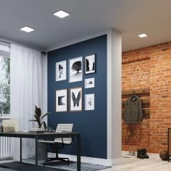 Paulmann Areo ZigBee CCT Kantet, Sort 17,5x17,5 Cm -Viftebelysning Discountbutik paulmann areo zigbee cct kantet sort 17 5x17 5 cm 4