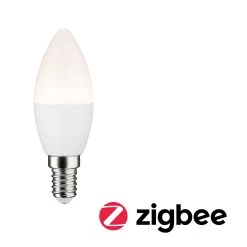 Paulmann LED-pære E14 5 W ZigBee 2.700 K, Dæmpes -Viftebelysning Discountbutik paulmann led paere e14 5 w zigbee 2 700 k daempes 3