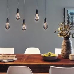 Paulmann LED-pære E27 3,5W Helix 1.800 K ST64 Røg -Viftebelysning Discountbutik paulmann led paere e27 3 5w helix 1 800 k st64 rog 3