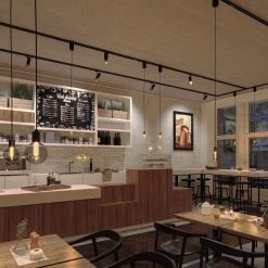 Paulmann LED-pære E27 3,5W Helix 1.800 K ST64 Røg -Viftebelysning Discountbutik paulmann led paere e27 3 5w helix 1 800 k st64 rog 6