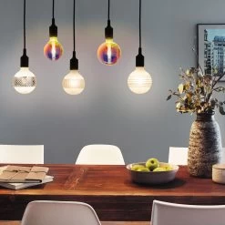 Paulmann LED-pære E27 5W G125 Fantastic Colors -Viftebelysning Discountbutik paulmann led paere e27 5w g125 fantastic colors 5