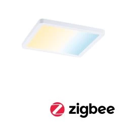 Paulmann LED-panel Areo ZigBee Kantet Hvid 17,5 Cm -Viftebelysning Discountbutik paulmann led panel areo zigbee kantet hvid 17 5 cm 5