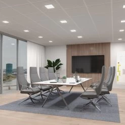 Paulmann Veluna Edge ZigBee CCT Kantet 16x16 Cm